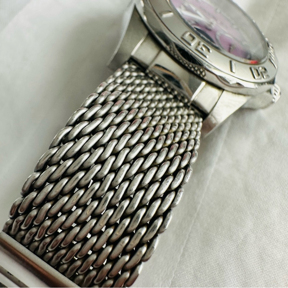 Invicta Sea Wizard III Stainless Steel Diver Watch 19550 Lilac Mother of Pearl - Picture 8 of 9